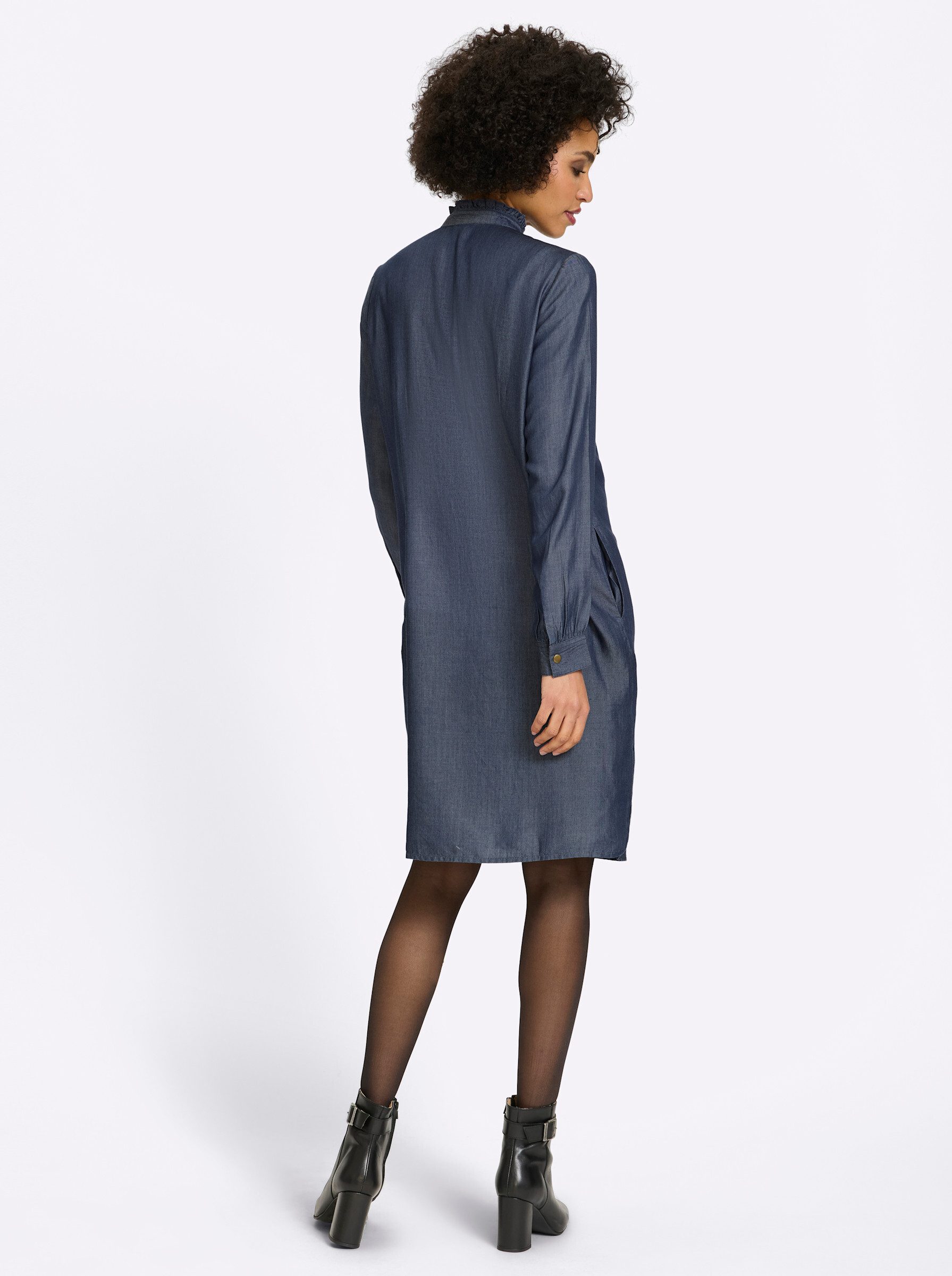 heine Etuikleid Webkleid Langarm