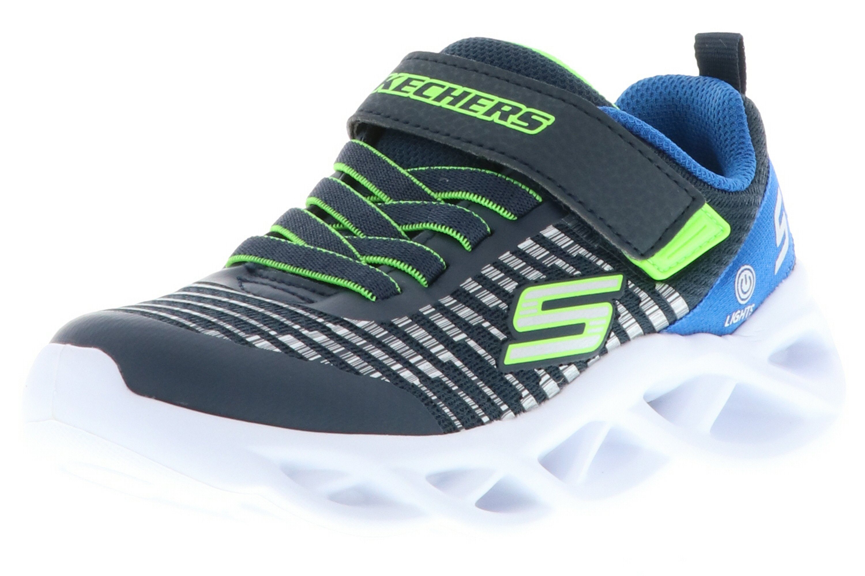 Skechers 401650L/NVBL S Lights-Twisty Brights-Novlo Navy/Blue Sneaker