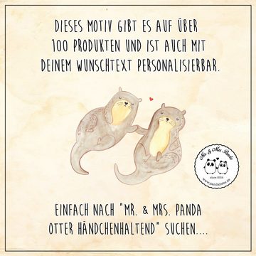 Mr. & Mrs. Panda Gartenleuchte S Otter Hände halten - Transparent - Geschenk, Seeotter, Gartenlampe, Perfekte Gartendekoration