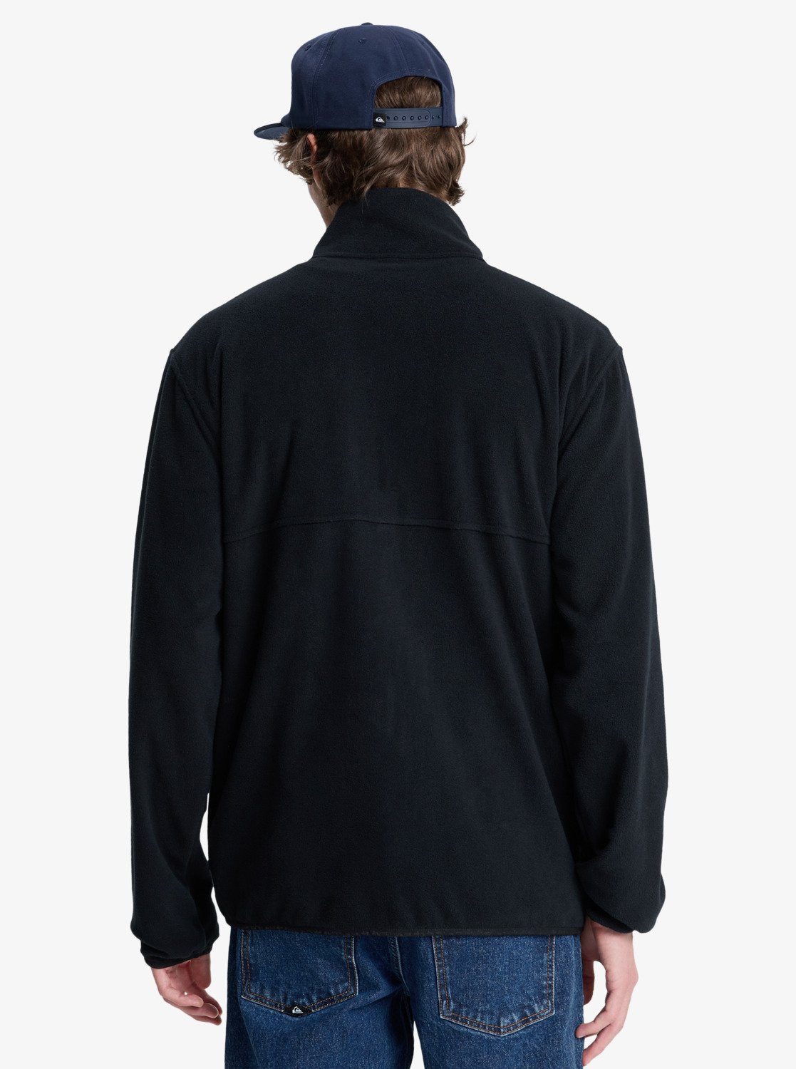 Quiksilver Fleecejacke NO DESTINATION FZ mit Reißverschluss, hüftbedeckende Länge