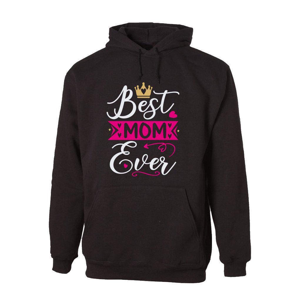 G-graphics Hoodie Best Mom ever mit trendigem Frontprint mit Spruch / Sprüche zum Muttertag