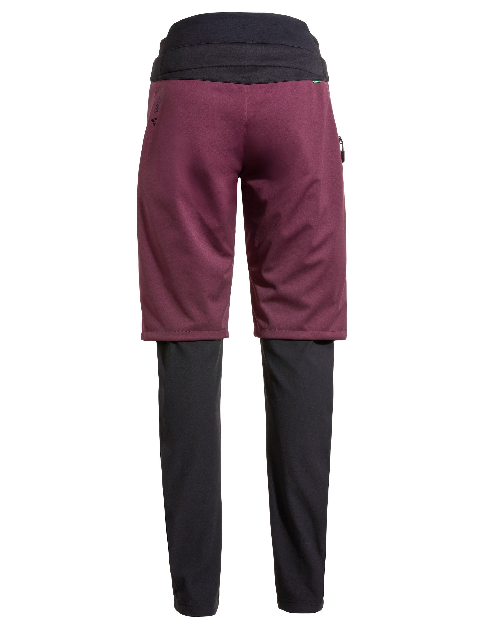 VAUDE Women's cassis Knopf w/o Year (1-tlg) Funktionshose All Grüner SC Moab Pants 3in1