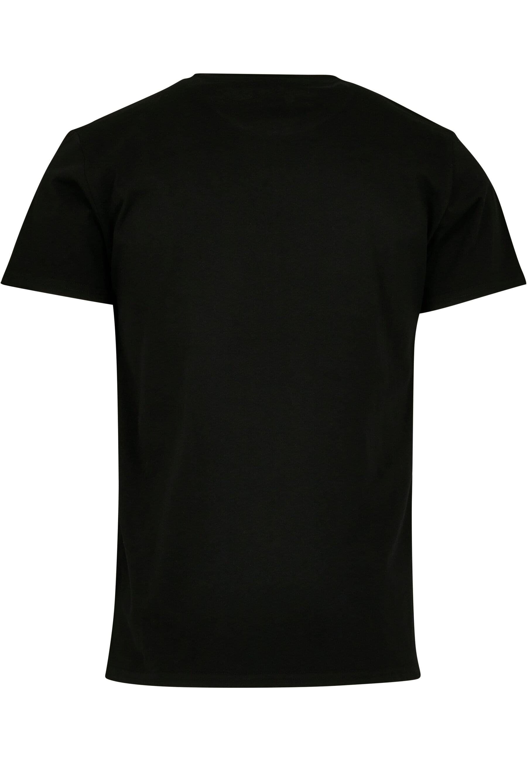 Heart T-Shirt Hand Black Herren Basic - T-Shirt (1-tlg) Scribble Merchcode Peace