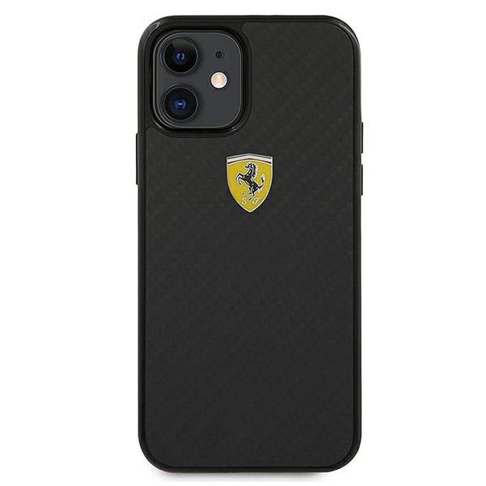 Ferrari Handyhülle Schutzhülle Handyschale Sportdesign 5,4 Zoll, Echtes Carbon, Formel-1-Material, Hartschale