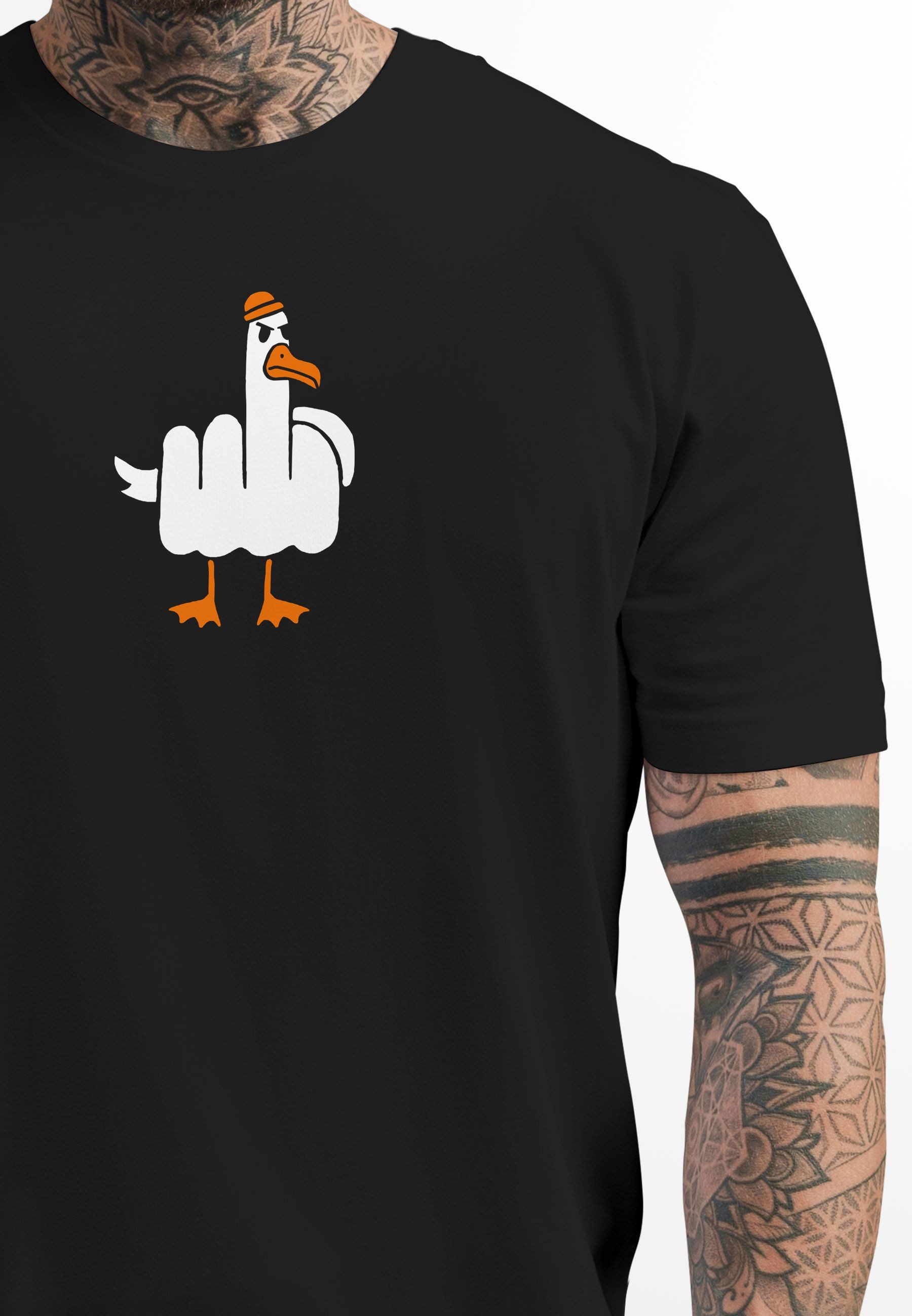 MoonWorks Print-Shirt Herren T-Shirt Bedruckt Printshirt günstig online kaufen