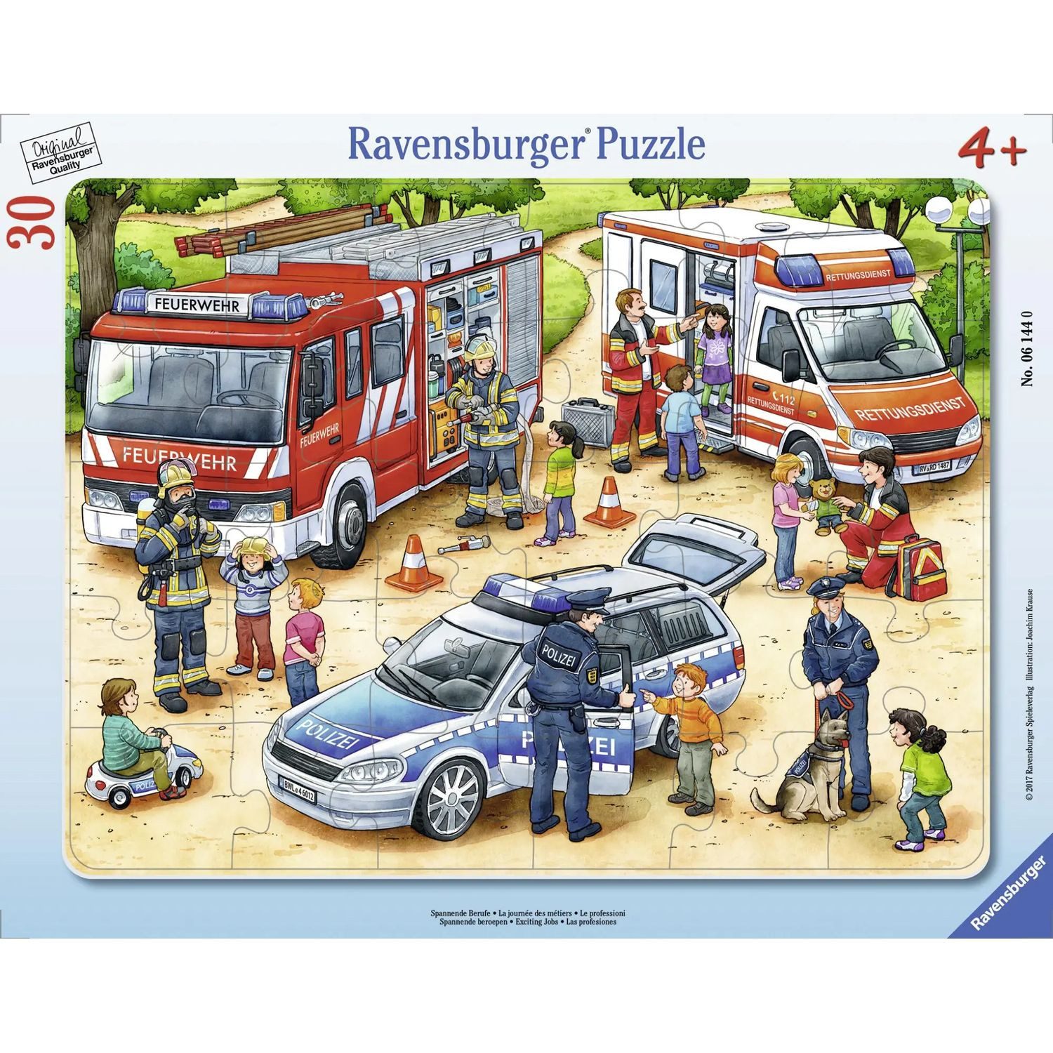 Ravensburger Puzzle Spannende Berufe. Kinderpuzzle 30 Teile, 30 Puzzleteile günstig online kaufen