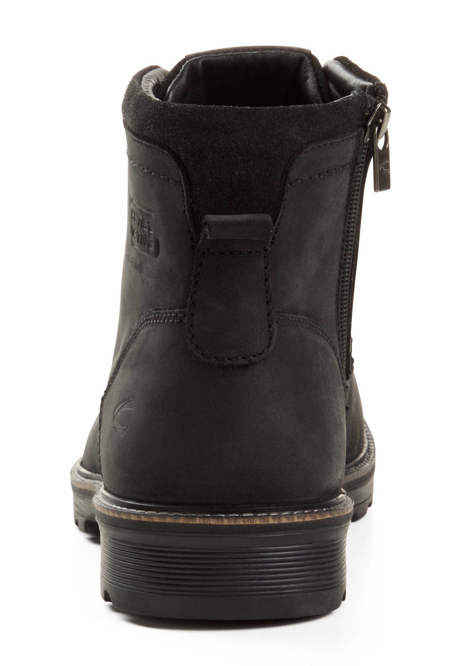 camel active Boot aus echtem Leder Schnürschuh