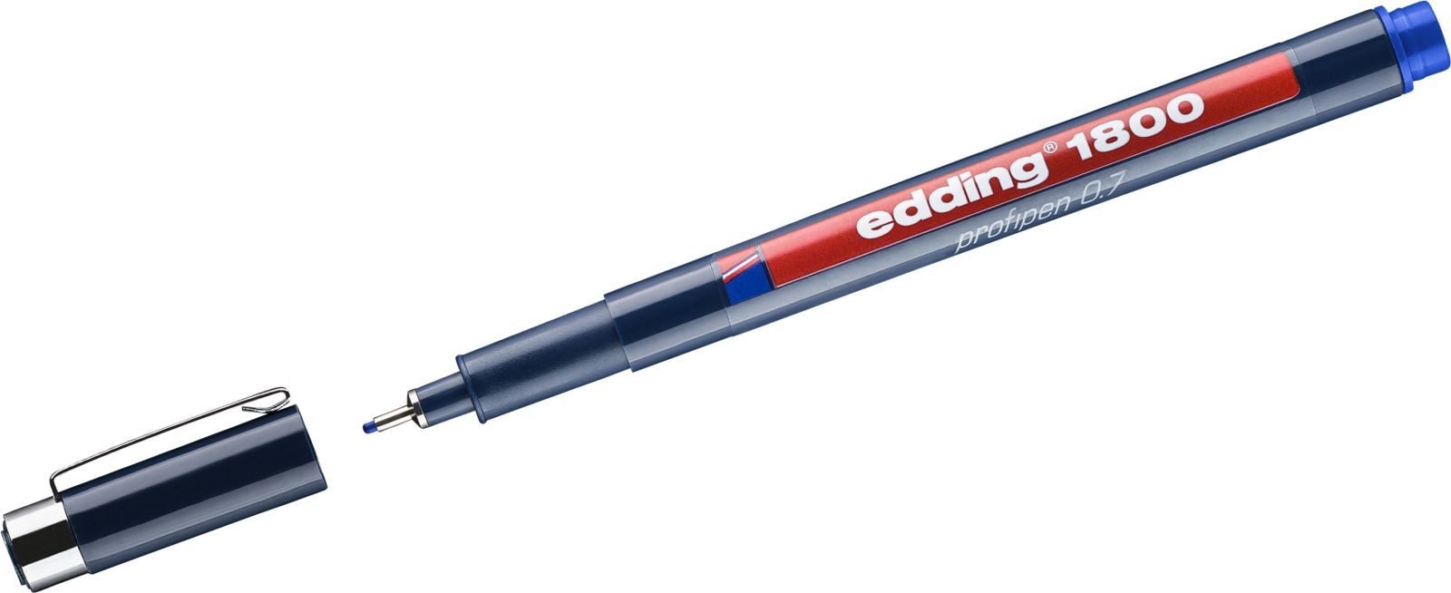 Fineliner Faserzeichner edding 1800 0,7mm blau Packung mit 10 Stück