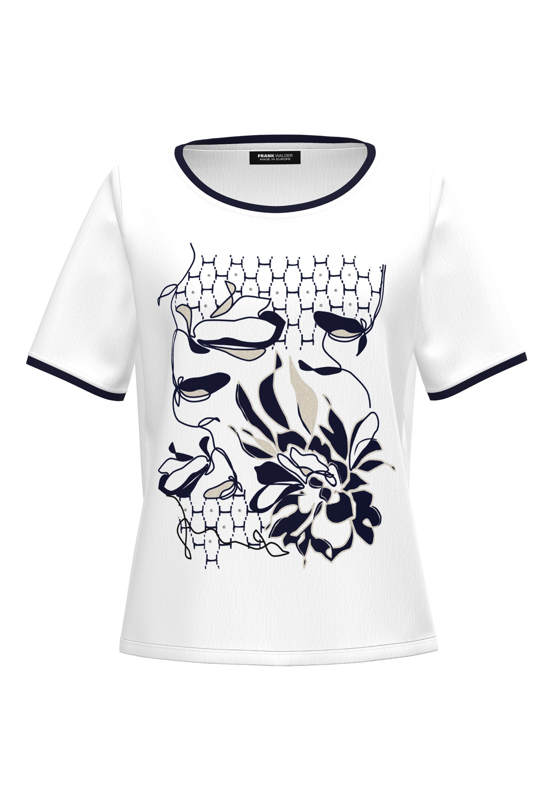 FRANK WALDER Kurzarmshirt mit Printmotiv günstig online kaufen