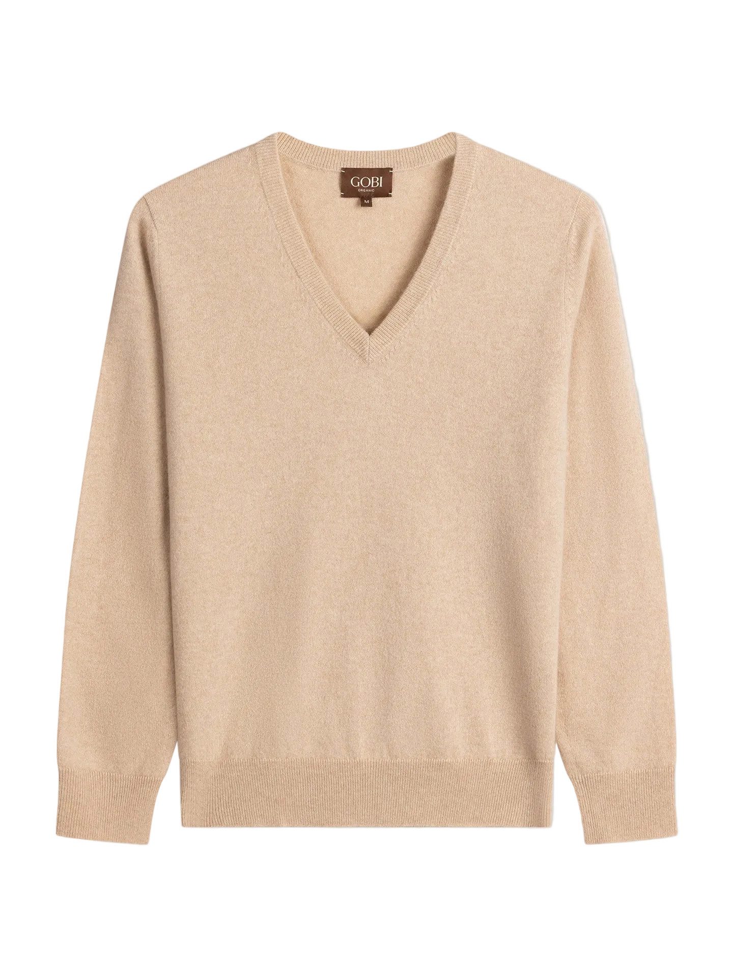 Polokragenpullover Damen Kaschmirpullover mit V-Ausschnitt