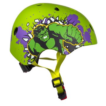 Seven Polska Kinderfahrradhelm Marvel "HULK", Skater, Roller, M: 52-56cm, ab ca. 6 Jahre