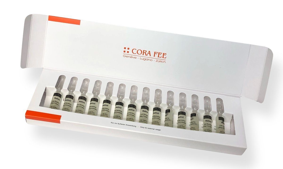 CORA FEE Gesichtspflege Retinol & Vitamin Lifting Ampoules, 14x 2ml | Tagescremes