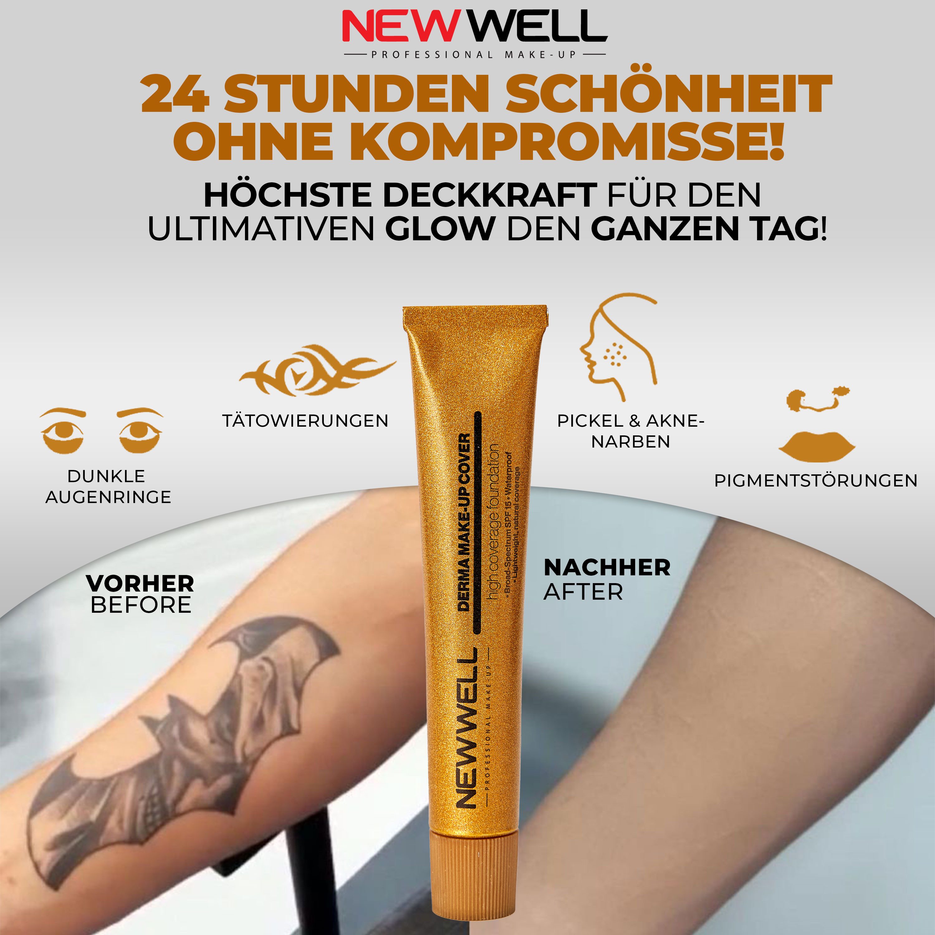 Newwell Foundation Derma MakeUp Cover