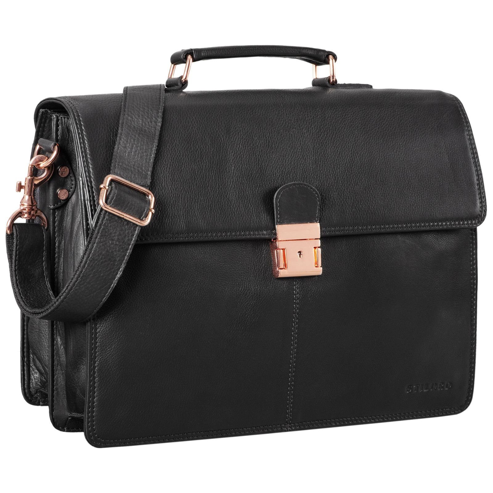 STILORD Aktentasche "Apolonius" Arbeitstasche Herren Leder günstig online kaufen
