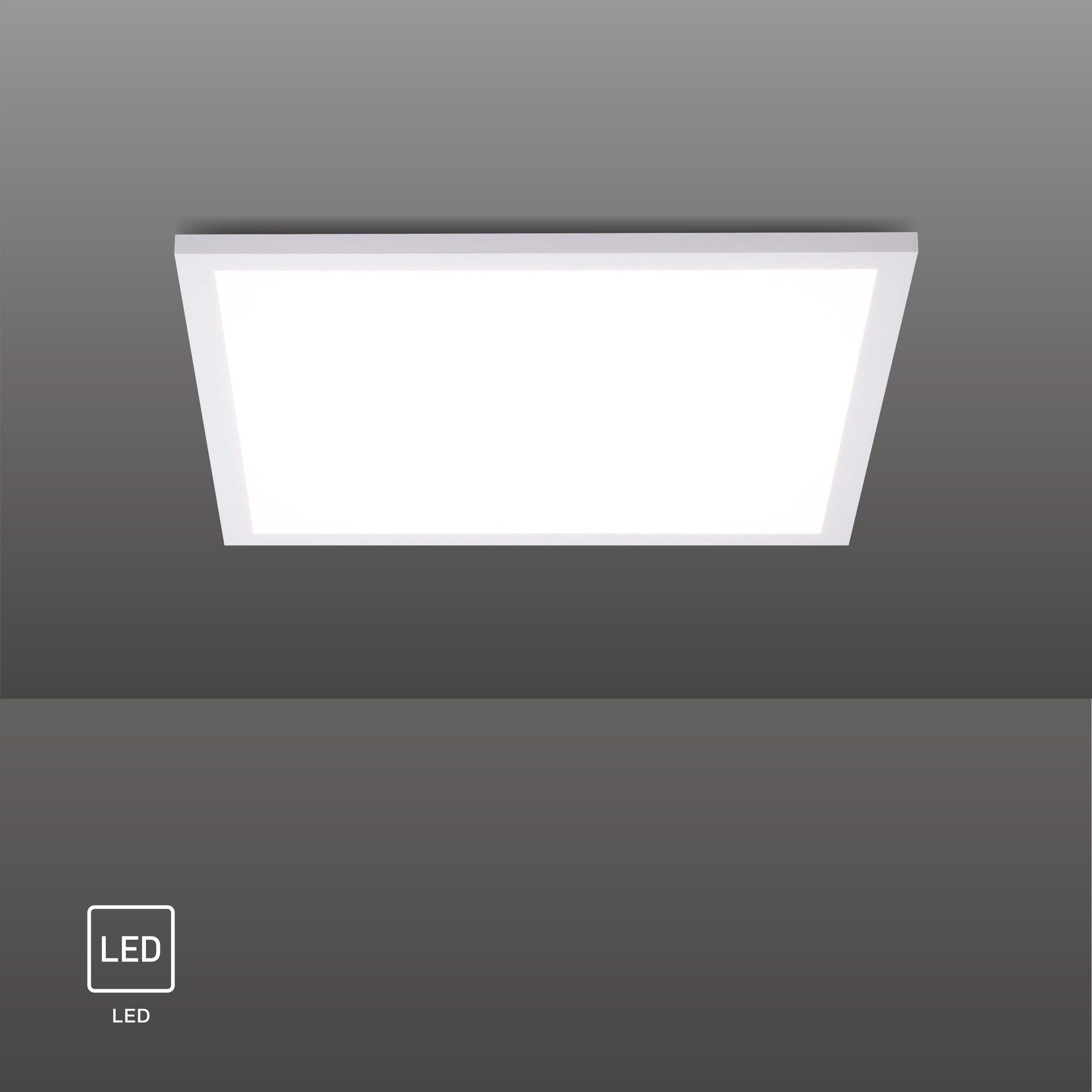 LED tageslichtweiß, LED Deckenlampe SellTec 1xLED-Board tageslichtweiß Panel neutralweiß, Lichtfarbe Deckenleuchte Neutralweiß, / quadratisch, 23 45x45cm, Watt, Büro