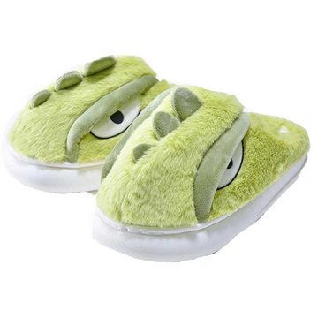 Kögler Kinder Dino Plüsch Pantoffeln Dinosaurier Slipper Gr. 32/33 Plüsch Hausschuhe