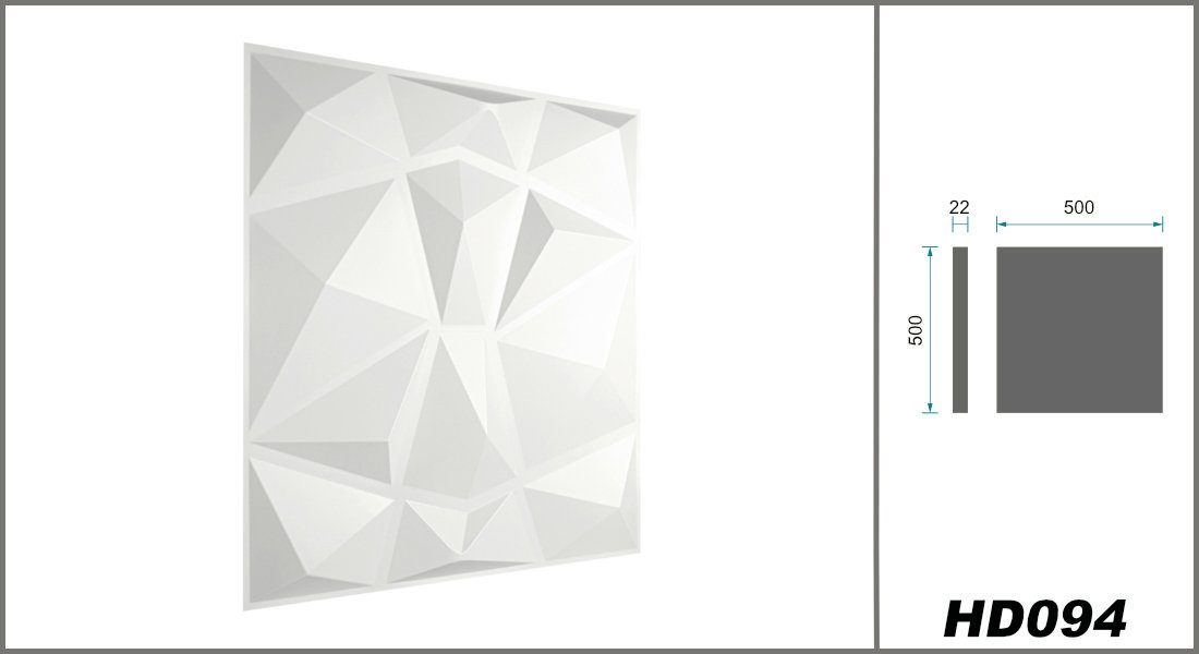 Hexim Wanddekoobjekt HD094 (PVC Kunststoff - günstig online kaufen