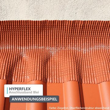 Onduline Dachbahn Onduline Anschlussband Hyperflex Blei 30 cm - Länge 5 m, (1-St), Farbe: schwarz - selbstklebend, extrem reißfest und dehnbar