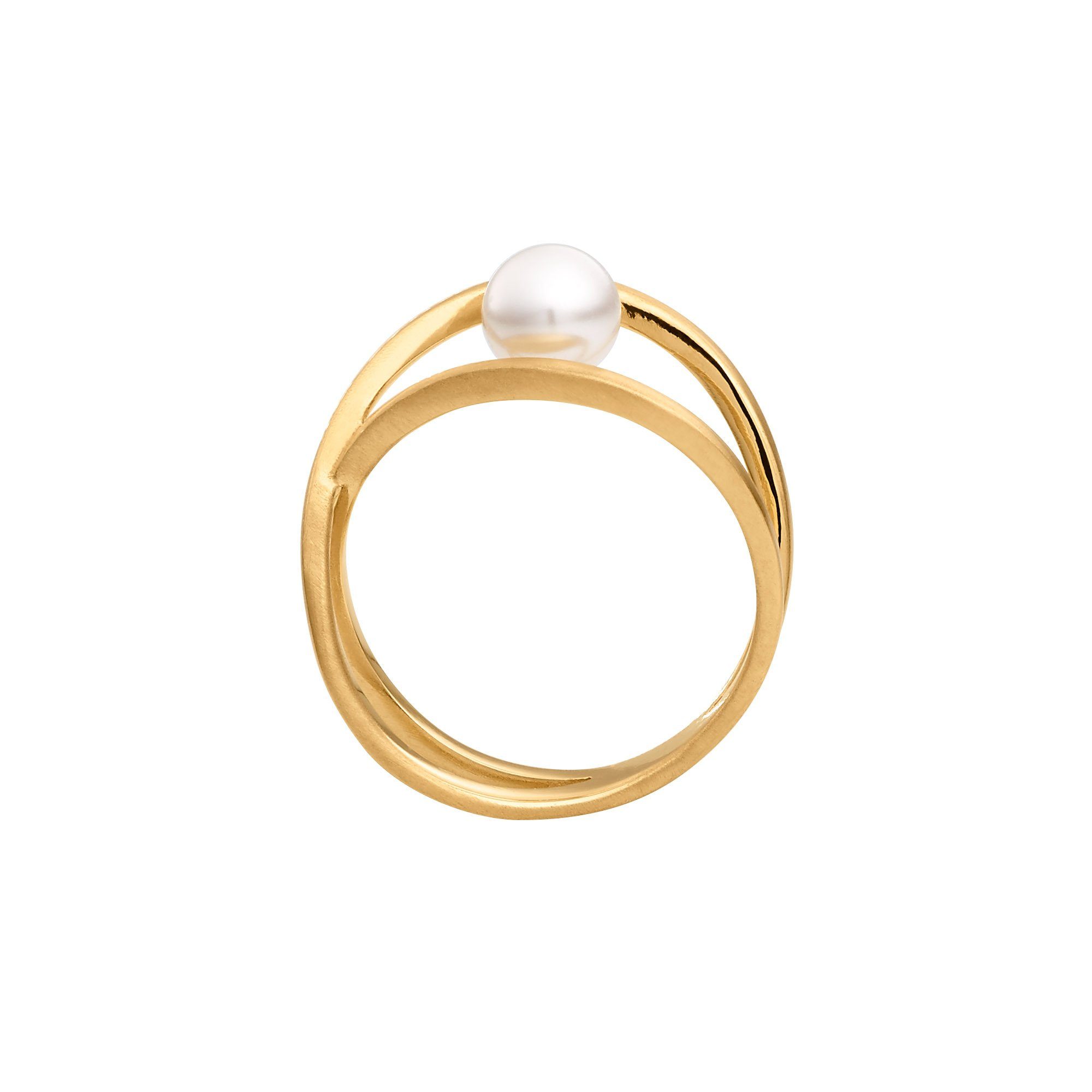 Heideman Perle Frauen für inkl. 1-tlg., mit (Ring, Damenring Geschenkverpackung), Facilis Fingerring goldfarben