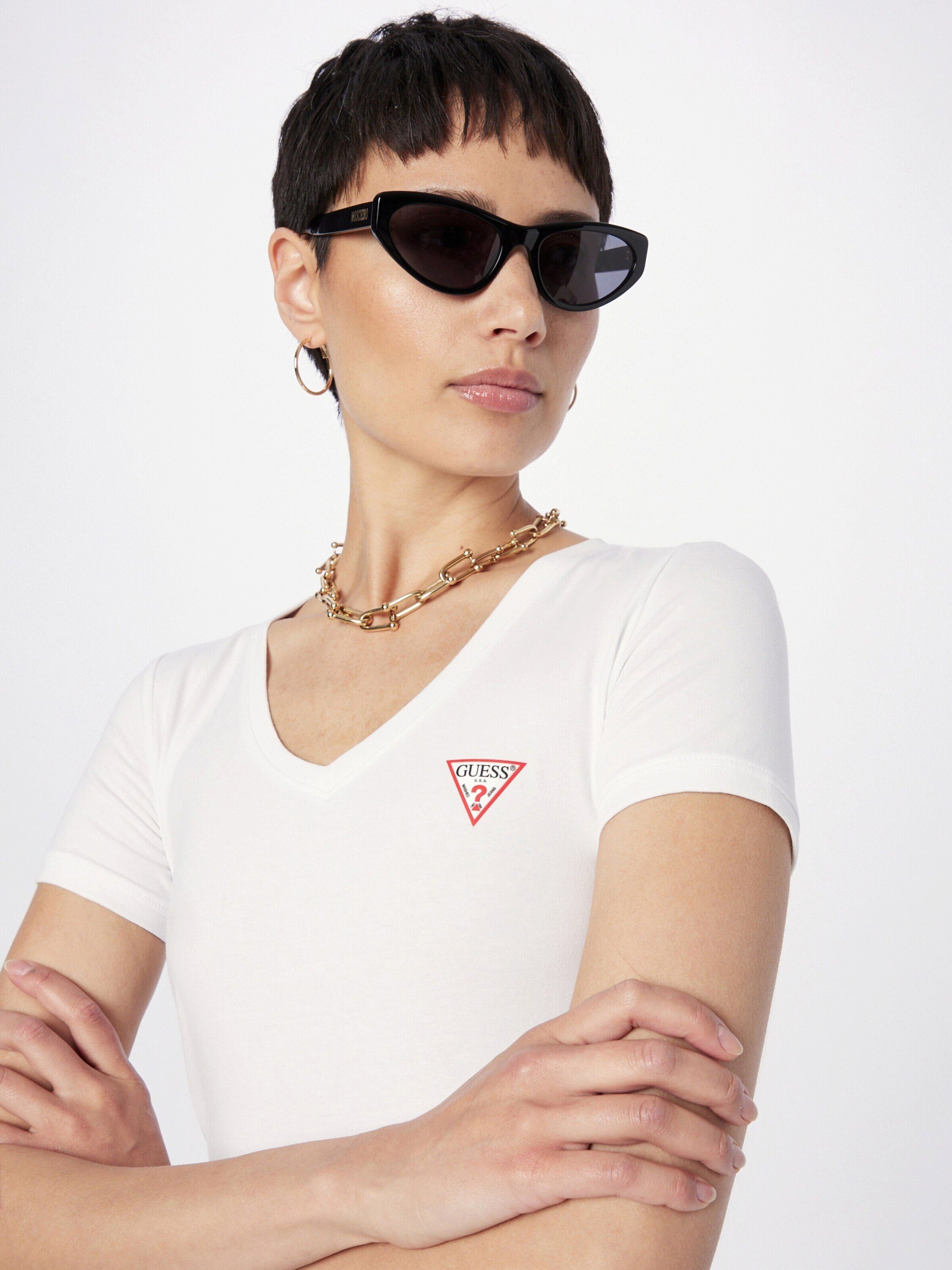 Guess T-Shirt (1-tlg) Plain/ohne Details – Bild 5 von 5