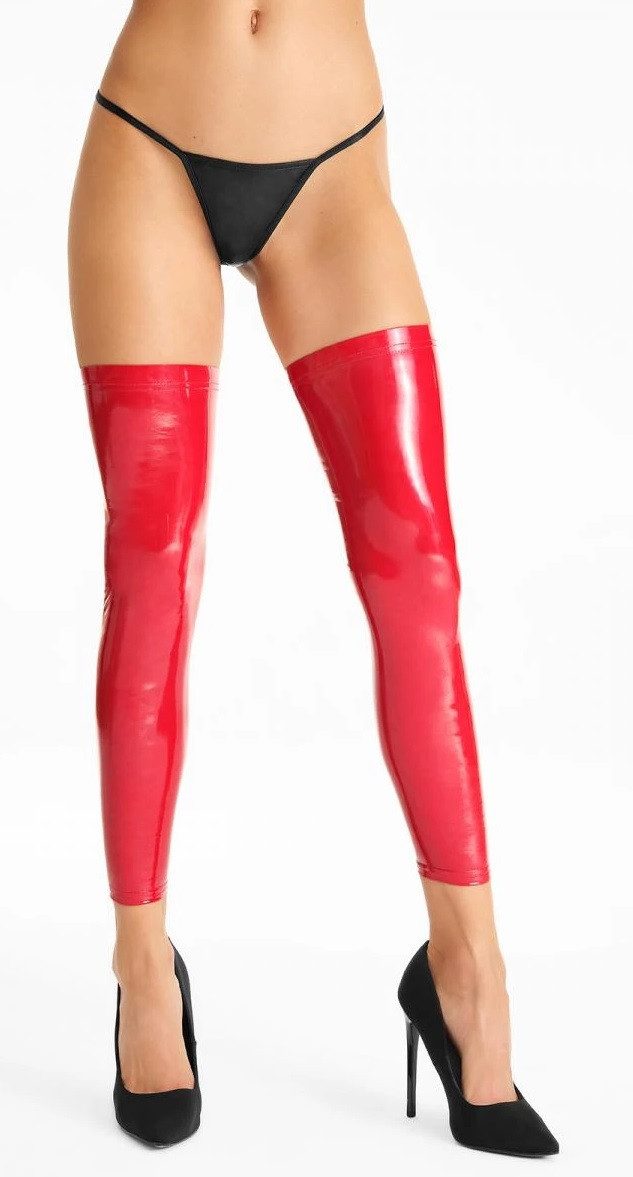 7Heaven Beinstulpen glänzende Overknees in Lack-Optik mit Reißverschluss