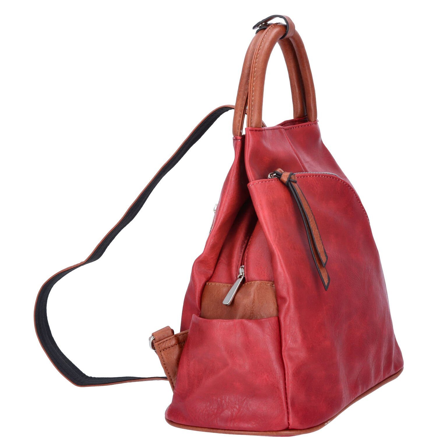 Antonio Freizeitrucksack Antonio Damen Rucksack rot günstig online kaufen