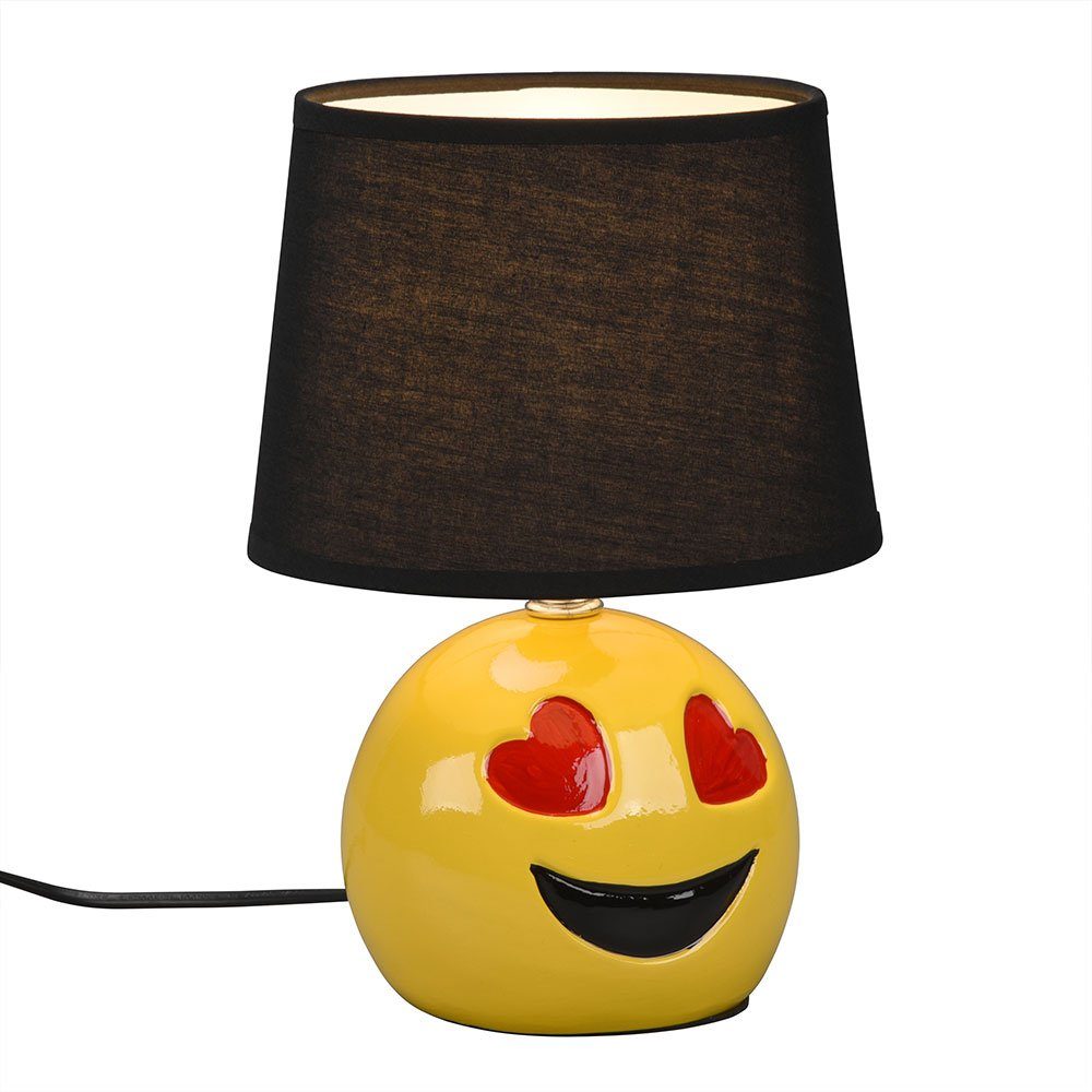 Tischlampe Schlafzimmer Leuchtmittel Nachttischlampe für nicht inklusive, Tischleuchte, etc-shop Keramik