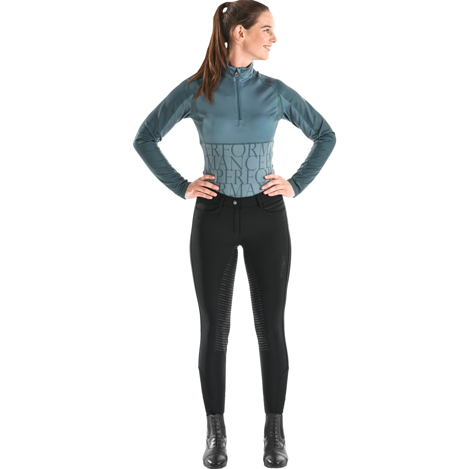 BUSSE Reithose Reithose Damen Softshell Performance mit Vollgrip
