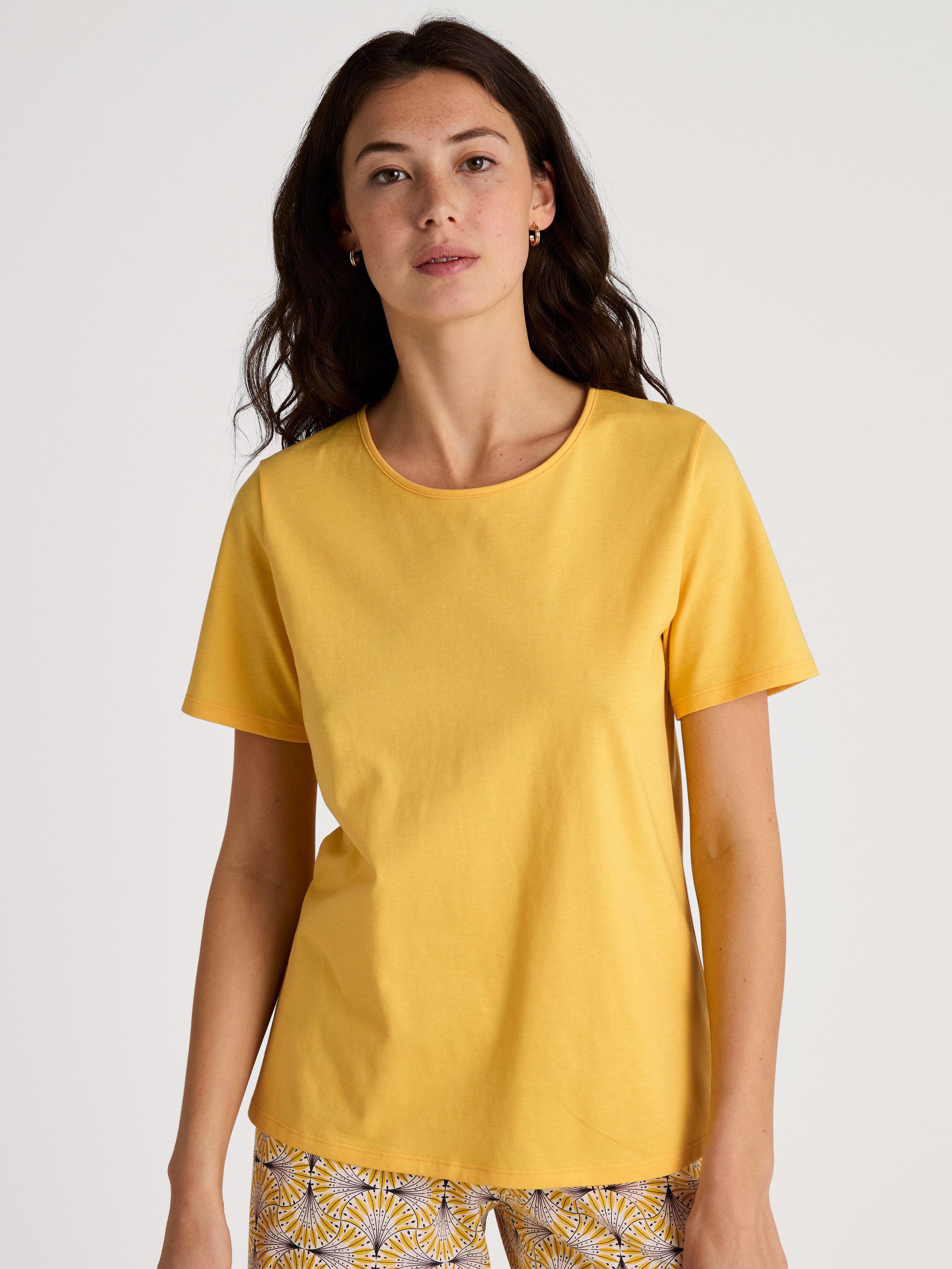 CALIDA Kurzarmshirt Favourites Botanic Damen (1-tlg) günstig online kaufen