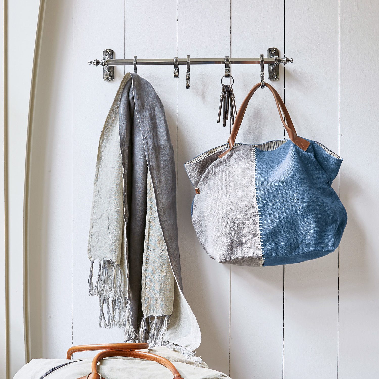 Mirabeau Handtasche Tasche Deux-Parts blau/grau
