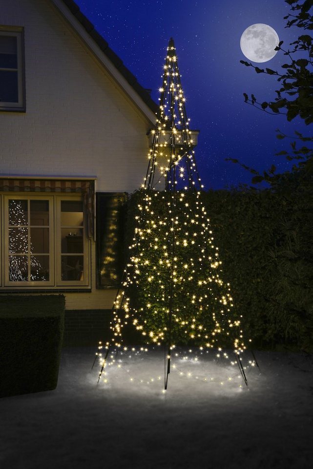 Fairybell LED Baum Fairybell LED Weihnachtsbaum outdoor warmweiß, Ohne  Funktion, LED fest integriert, Warmweiß