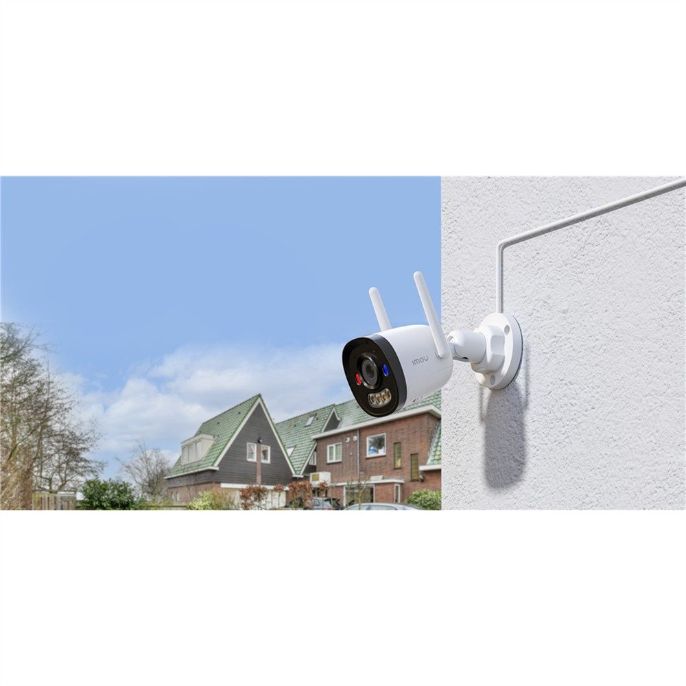 Imou Überwachungskamera Bullet 3 Pro 3K Außenkamera 5 MP mit Personen- und Fahrzeugerkennung (Außenbereich, Sicherheitskamera, Hausüberwachung, Grundstücksüberw – Bild 5 von 5