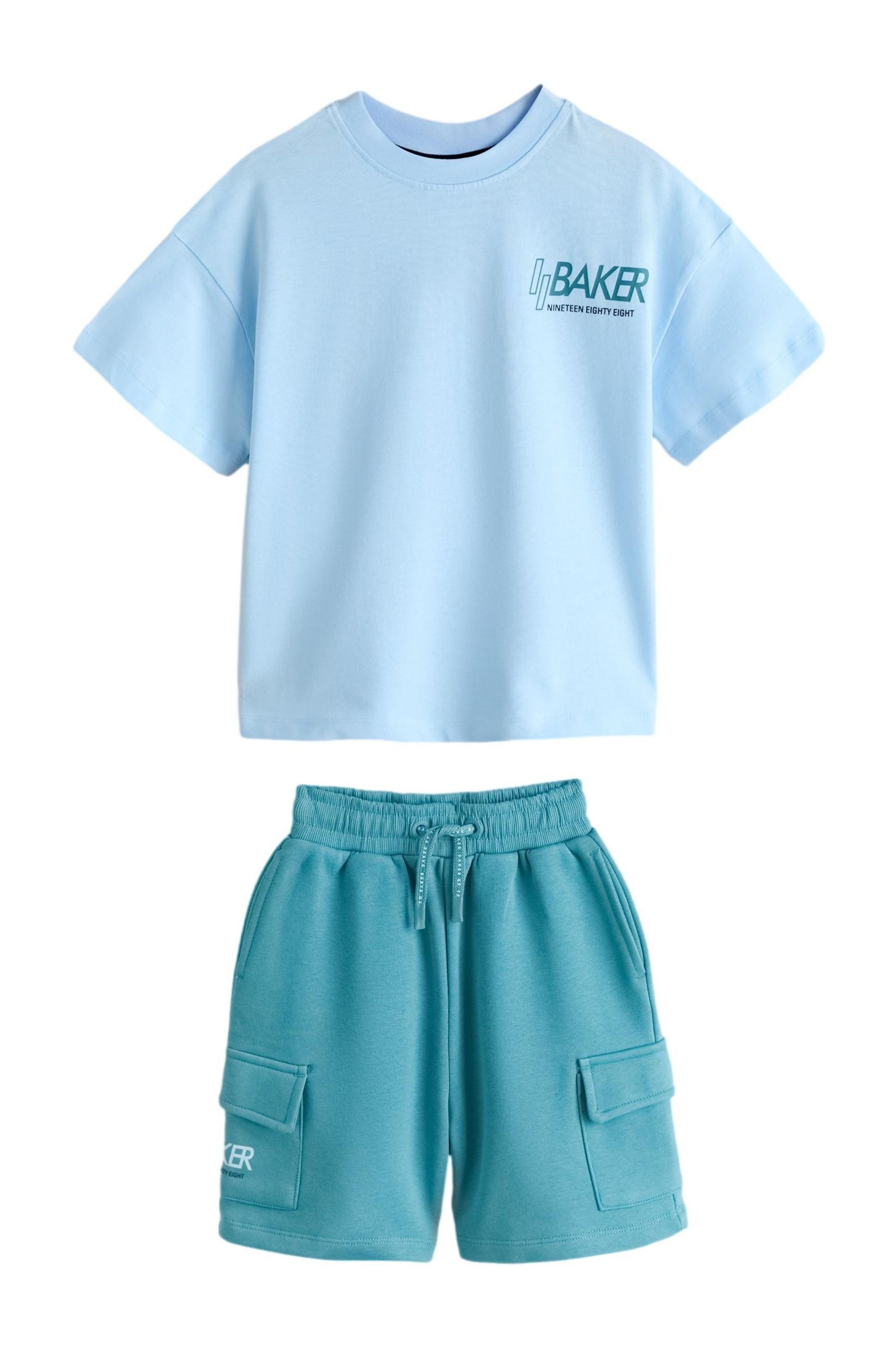 T-Shirt & Shorts Baker by Ted Baker Oversized Fit T-Shirt + Shorts