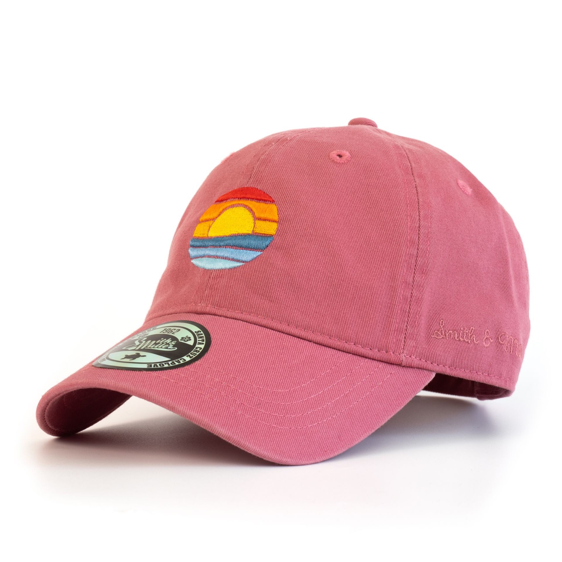 Baseball Cap Sunset Unstructured Cap rosa - 1 Stück