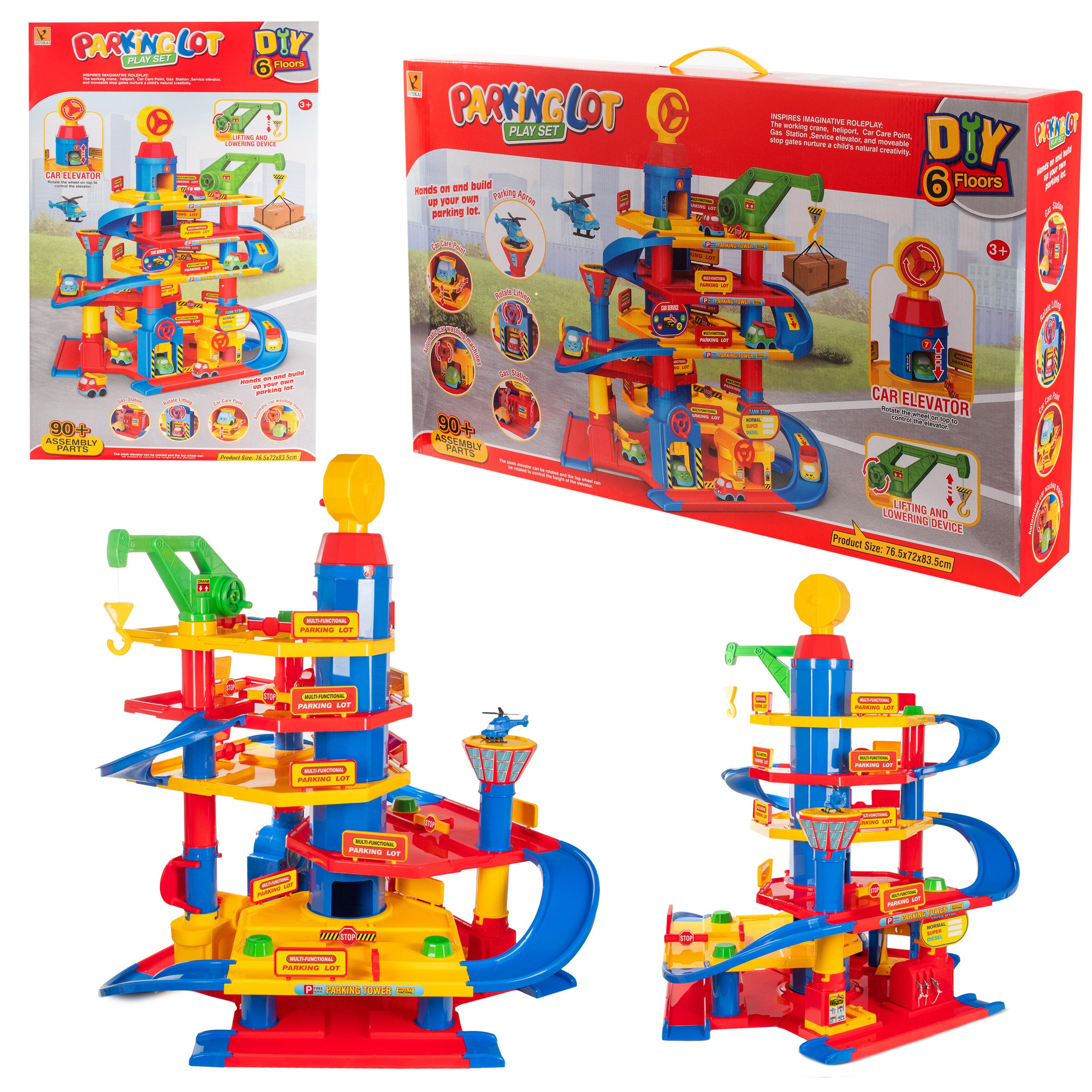 COIL Spiel-Parkgarage Autogarage, Parkhaus, Tower Garage, Parkgarage (90-tl günstig online kaufen