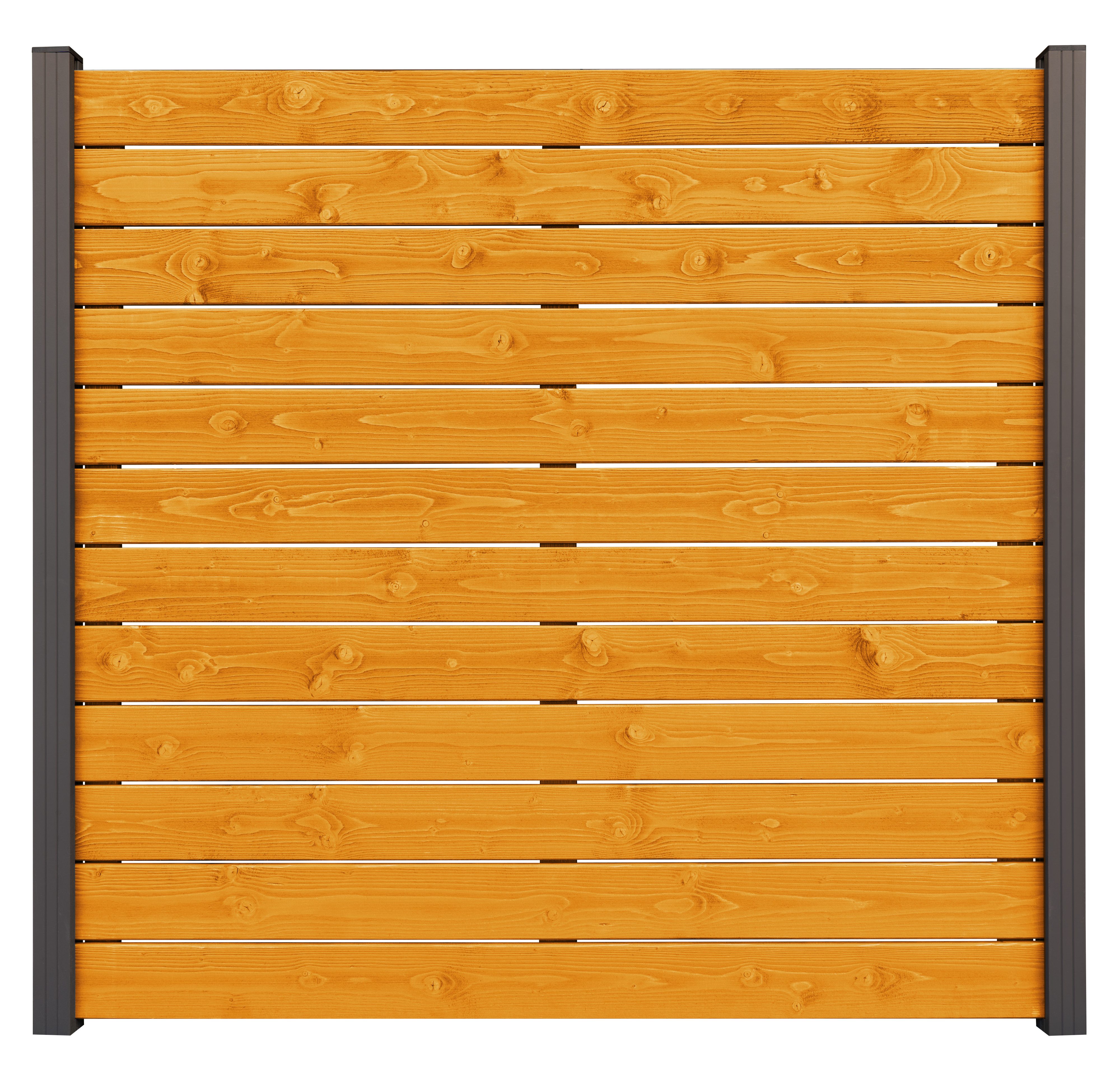 GartenLand Zaun Manchester Fichte/Kiefer 180x180 cm, (Set, Ohne Pfosten, ca. 180x180 cm), Fichte/Kiefer, Lasiert