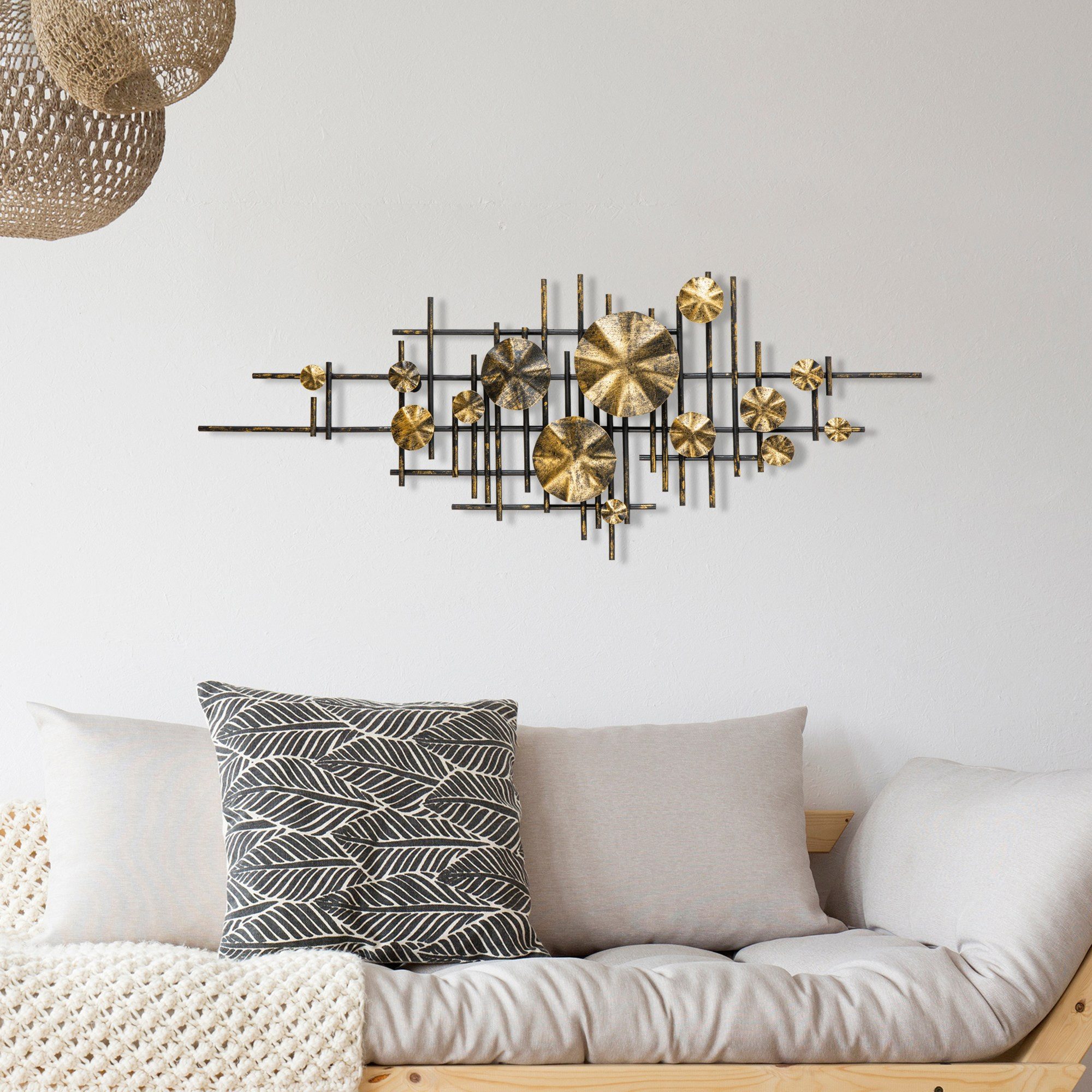 Wallity Wanddekoobjekt 100% METAL (Thickness: 0,8 mm), 113 x 7 x 44 cm Z253 günstig online kaufen