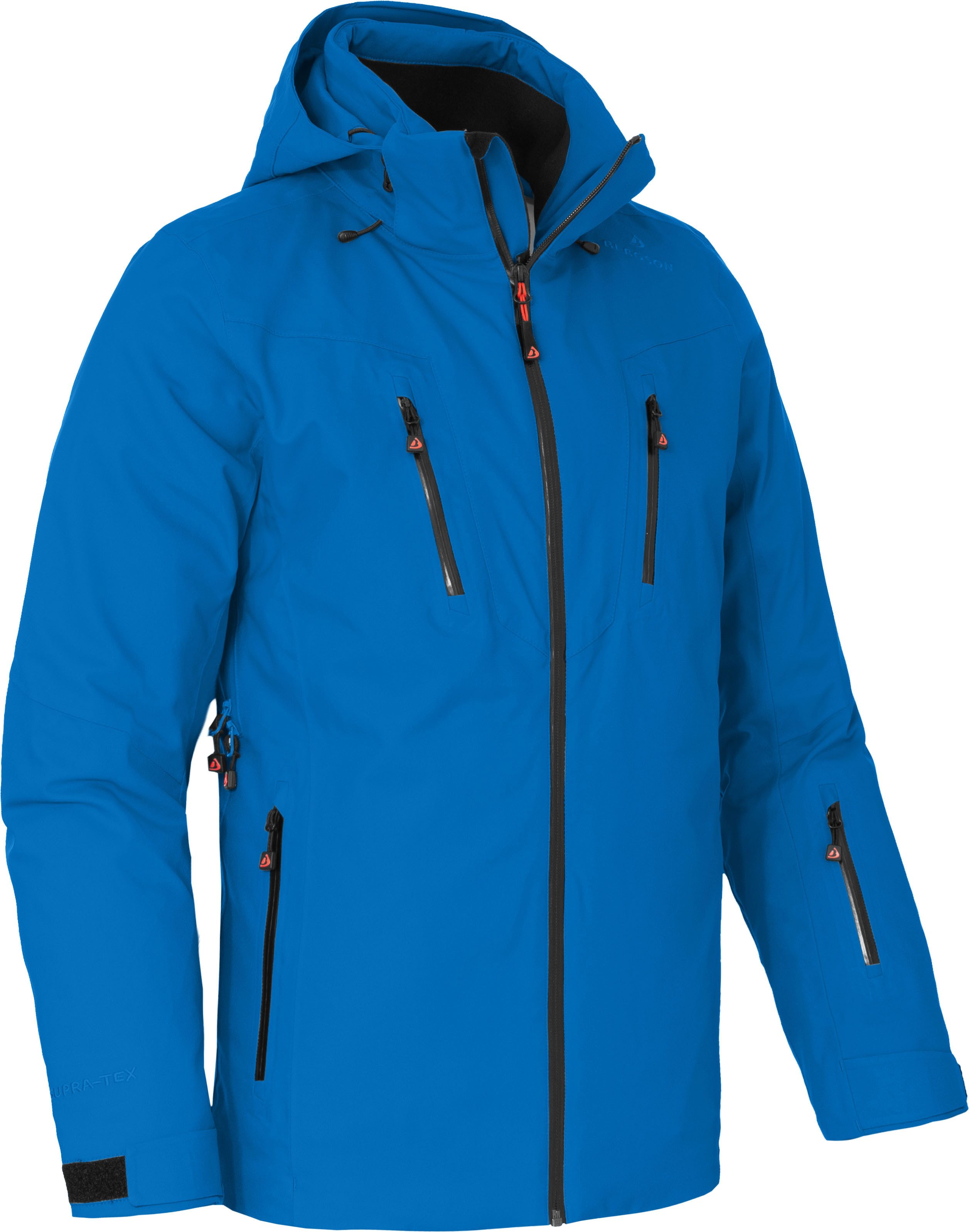Bergson Skijacke RESO 2 Herren Skijacke, warm wattiert, wasserdicht (20.000 mm), Normalgrößen