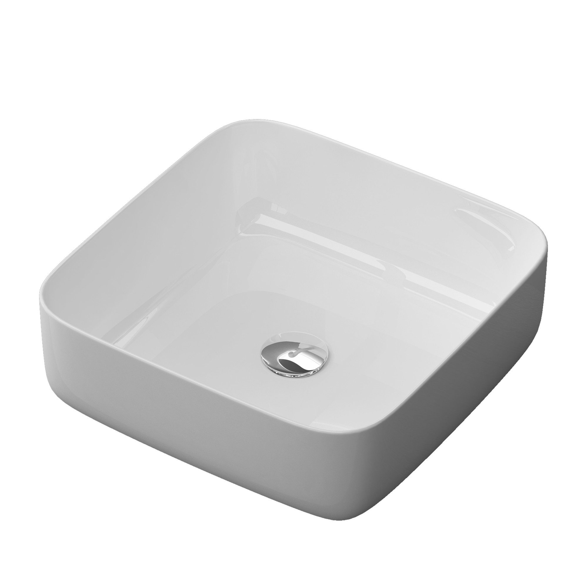 doporro Waschbecken Keramik Aufsatzwaschbecken Gäste WC Handwaschbecken Waschtisch Br106