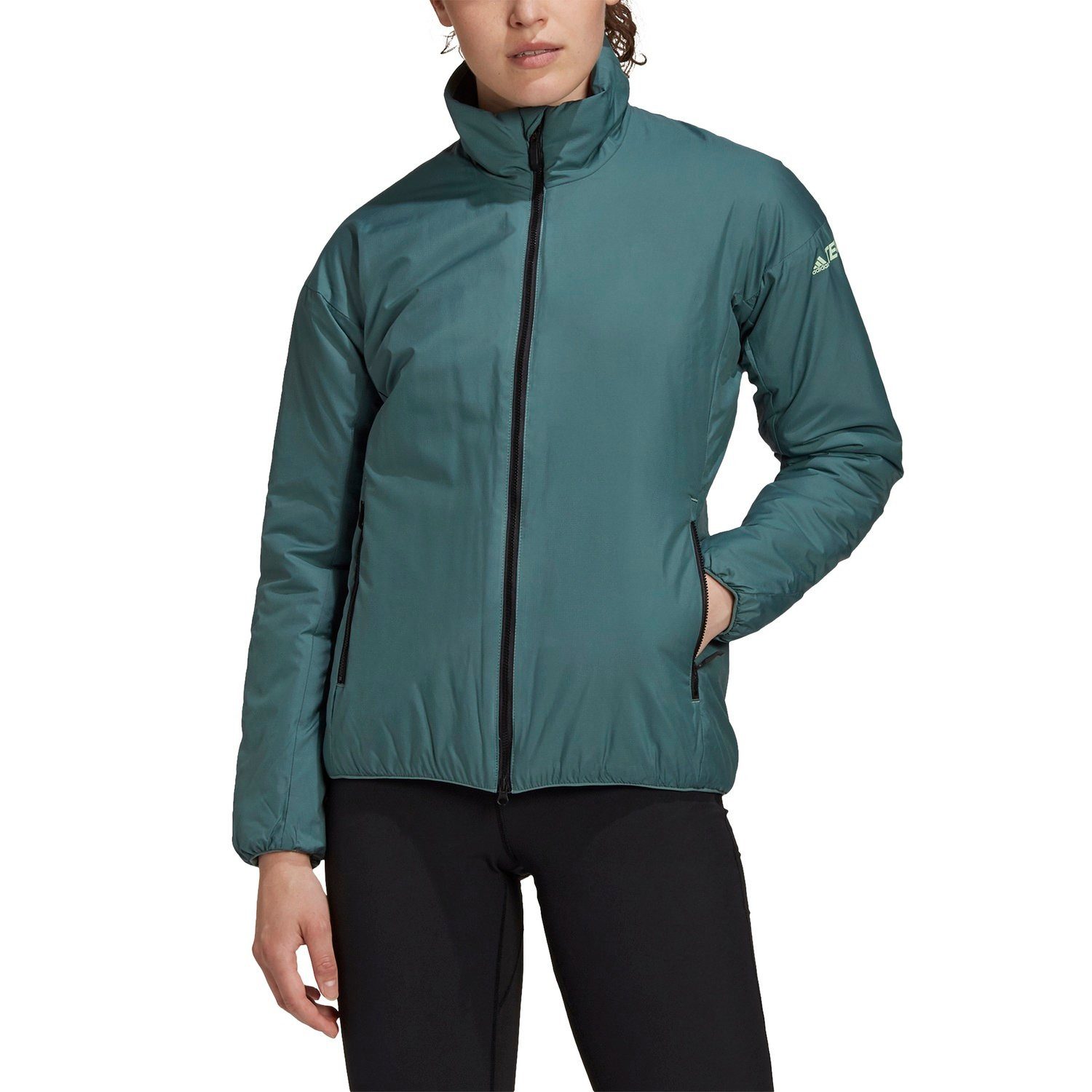 adidas Performance Winterjacke Winter-Isolationsjacke Terrex (wasserabweisend) emerald Damen
