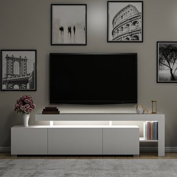 Skye Decor TV-Schrank Schränke, 53x192x37 cm, 100% Melaminbeschichtete Partikelplatte