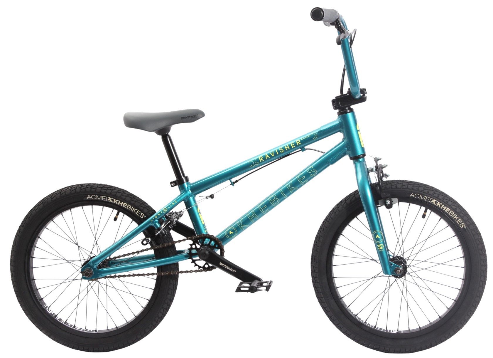 KHEbikes BMX bike KHE RAVISHER LL 18", 8.6 kg, aluminum frame, 360° rotor, U-brake, 1 gear