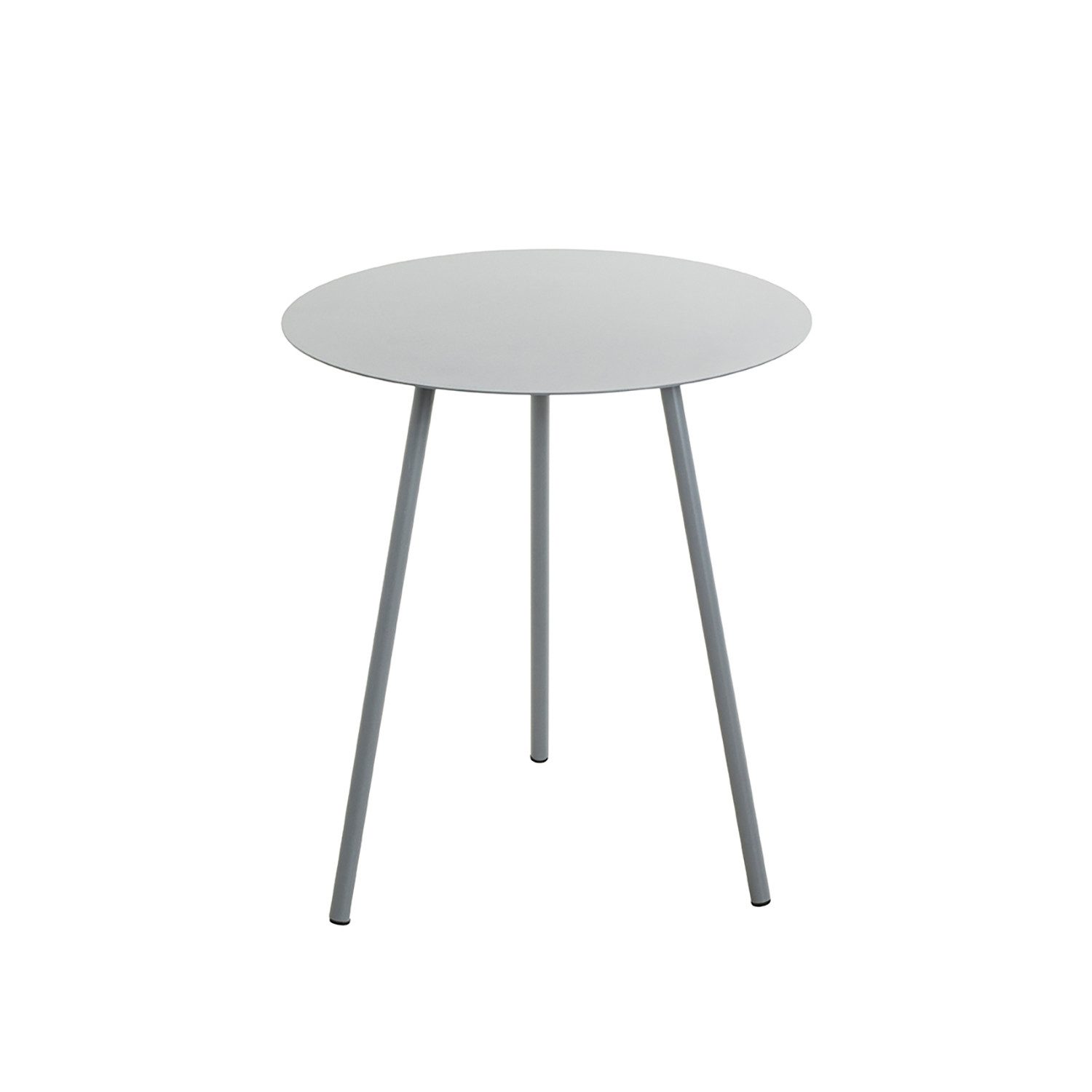 HAKU Beistelltisch Beistelltisch grau - Sofatisch Metall - H 45 x Ø 40 cm (1xBeistelltisch, Dekotisch - kleiner Tisch), Beistelltisch aus Metall, Sofatisch, Woh – Bild 3 von 3