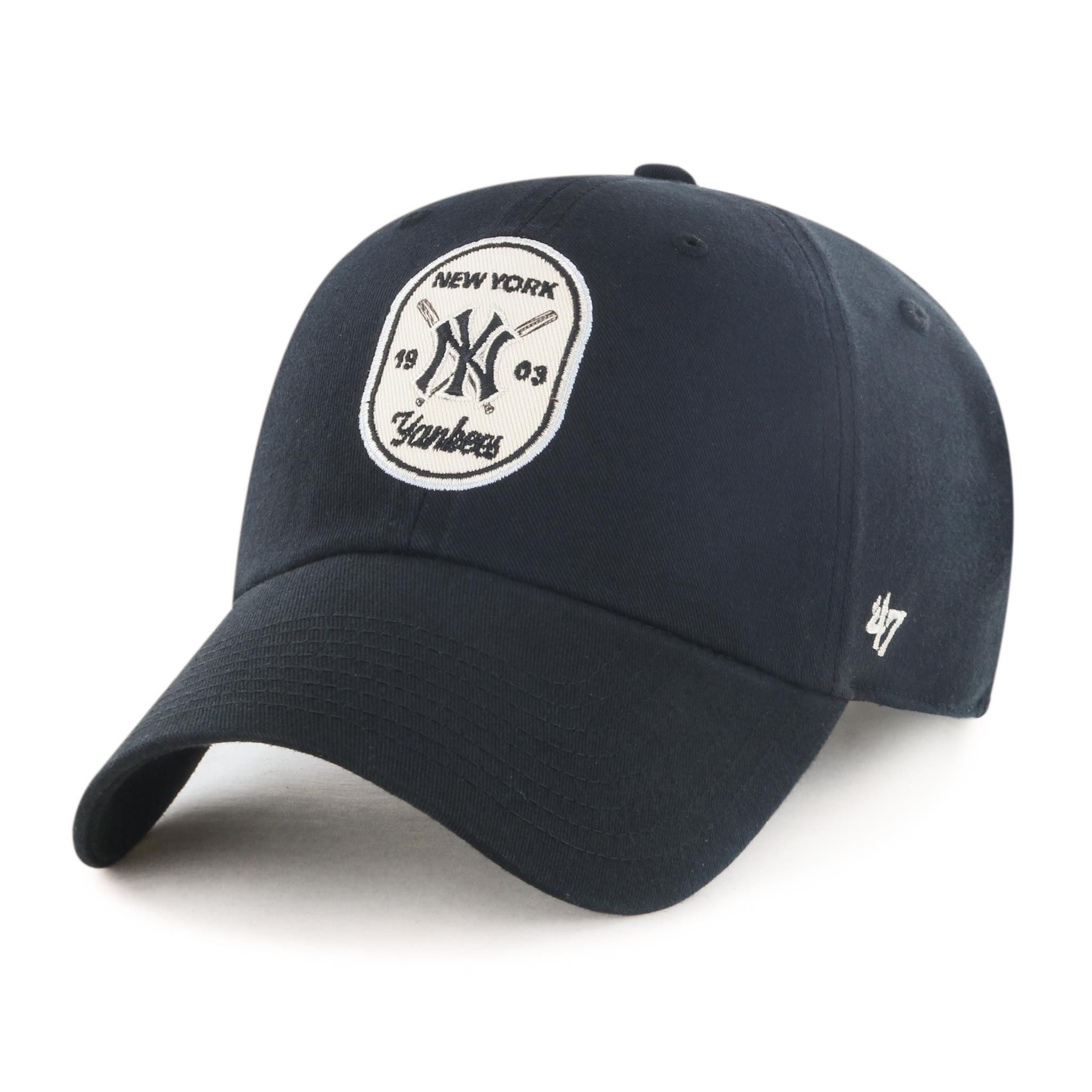 Baseball Cap '47 Brand Cap MLB New York Yankees Crosspatch '47 CLEAN UP Black