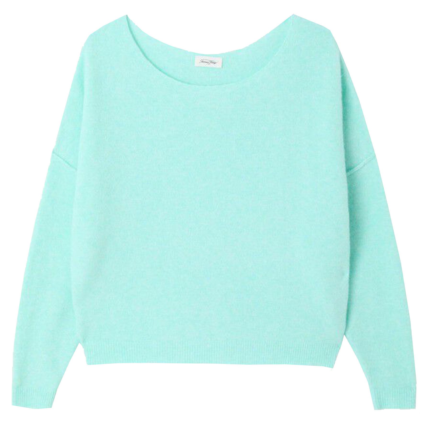American Vintage Вязаные свитера Пуловеры DAMSVILLE mit Wolle in Mint