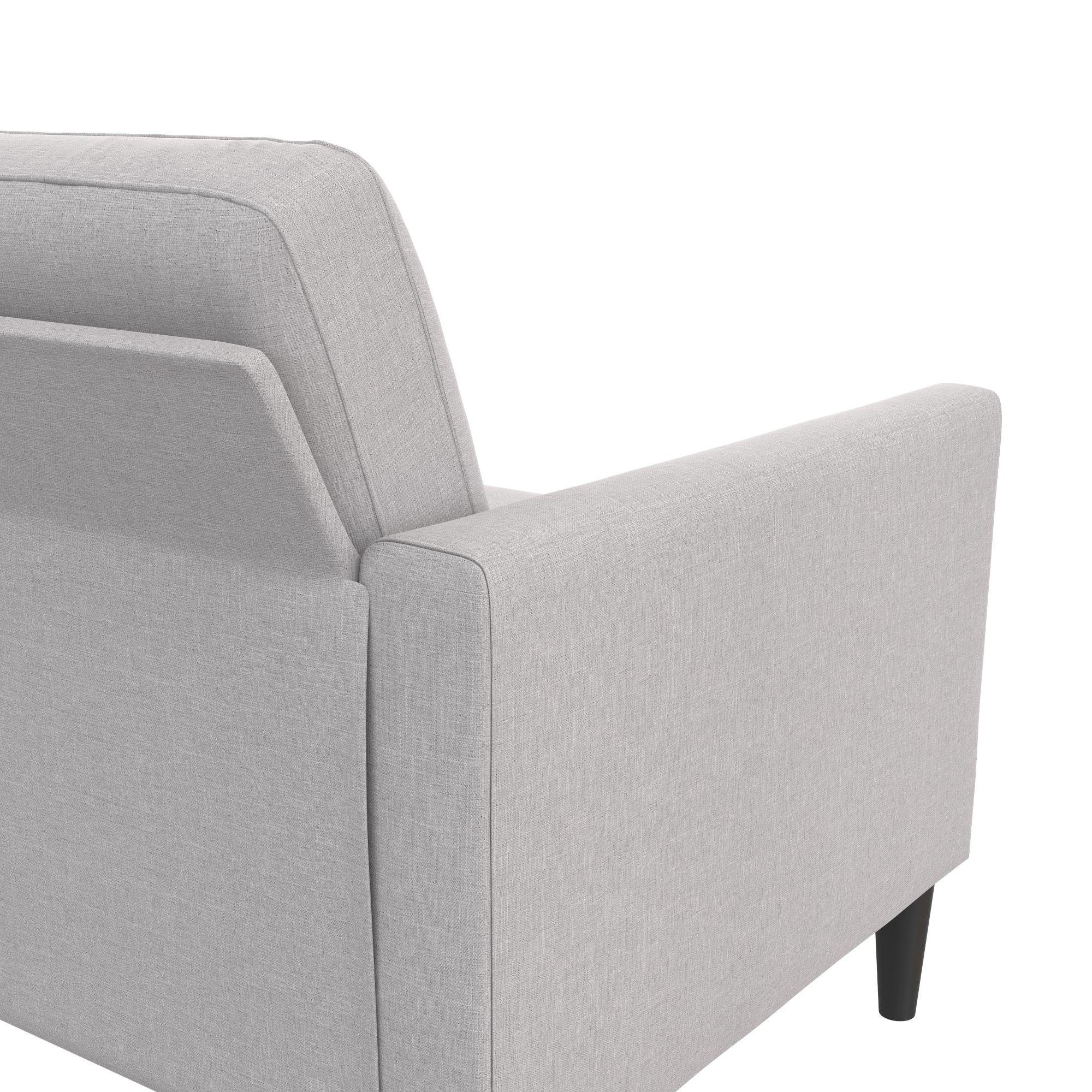 Couch, cm 188 Winston, hellgrau loft24 Länge Massivholz Beine, Sofa 3-Sitzer