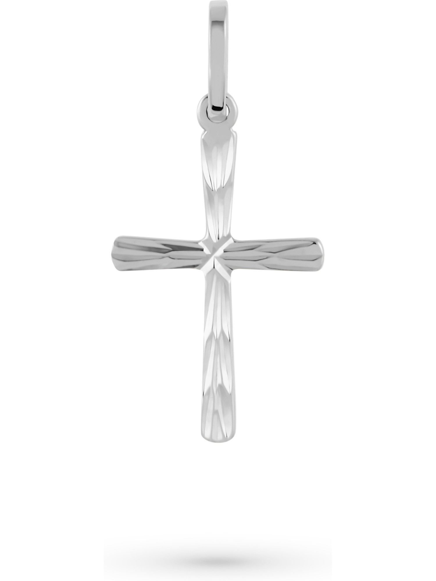 Kettenanhänger FAVS Damen-Anhänger 375er Weißgold Kreuz