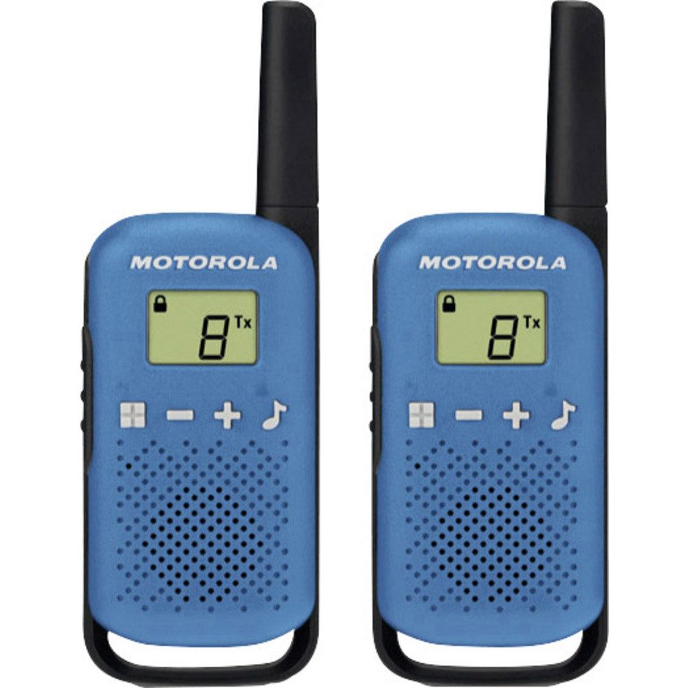 Motorola Solution Walkie Talkie Motorola Solutions TALKABOUT T42 blau PMR-Handfunkgerät 2er Set