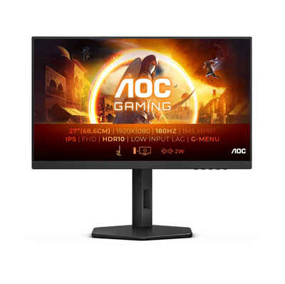 AOC 27G4X Gaming-LED-Monitor (68,6 cm/27 ", 1920 x 1080 px, Full HD, 1 ms Reaktionszeit, 180 Hz, IPS)