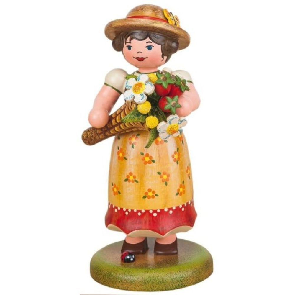 Original Hubrig (Hubrig Volkskunst GmbH) Dekofigur Landidyll Lisa Marie - Neuheit 2025 - 10 cm, handbemalt